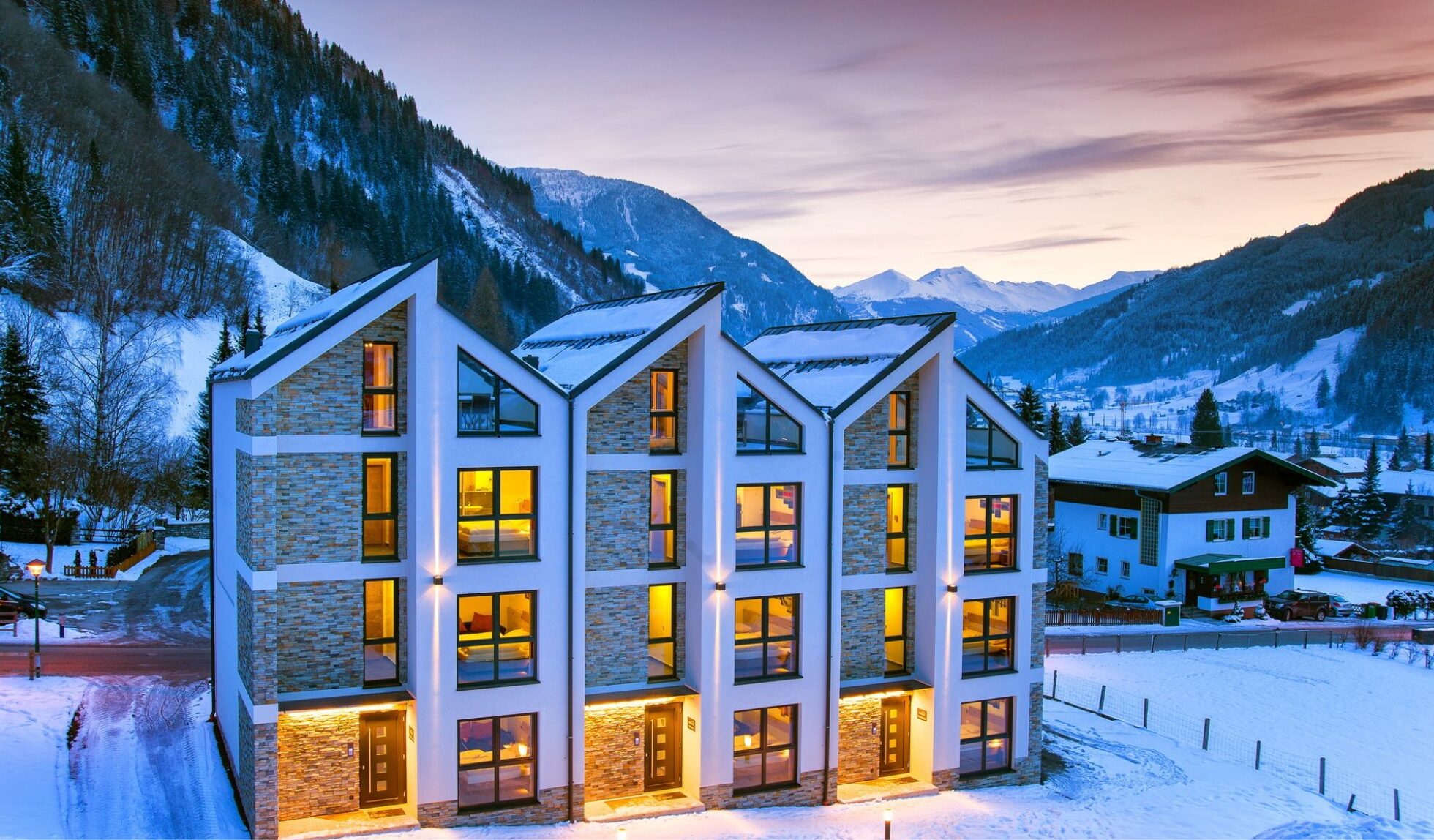 Bergparadies Gastein, Apartment & Studio Hotel_Aussenansicht_Winter, Winter-Urlaub, Ferienwohnung Gasteiner-Tal, Skiurlaub